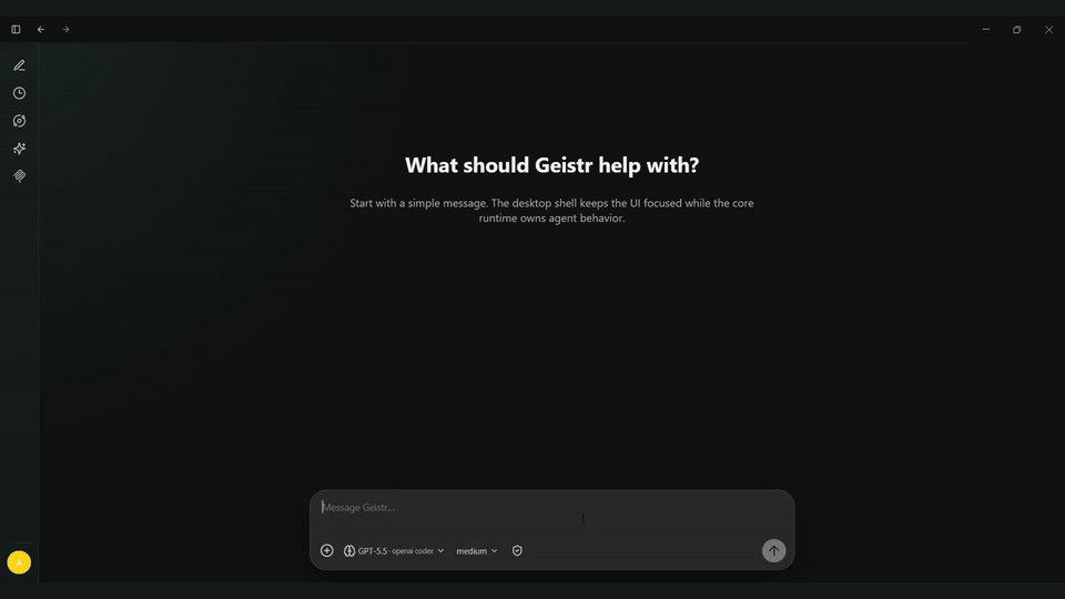 Geistr Core Chat-Demo
