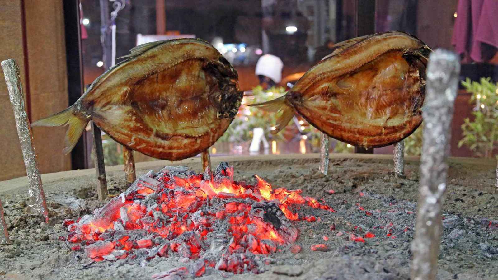 Mohammed cooking Masquf